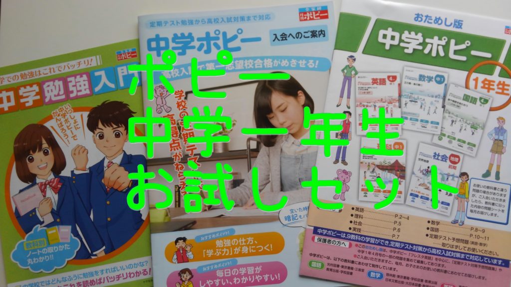 ポピー　中学一年生　評判